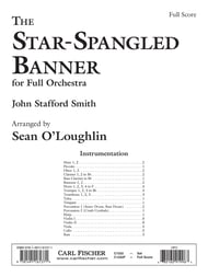 The Star-Spangled Banner Orchestra Scores/Parts sheet music cover